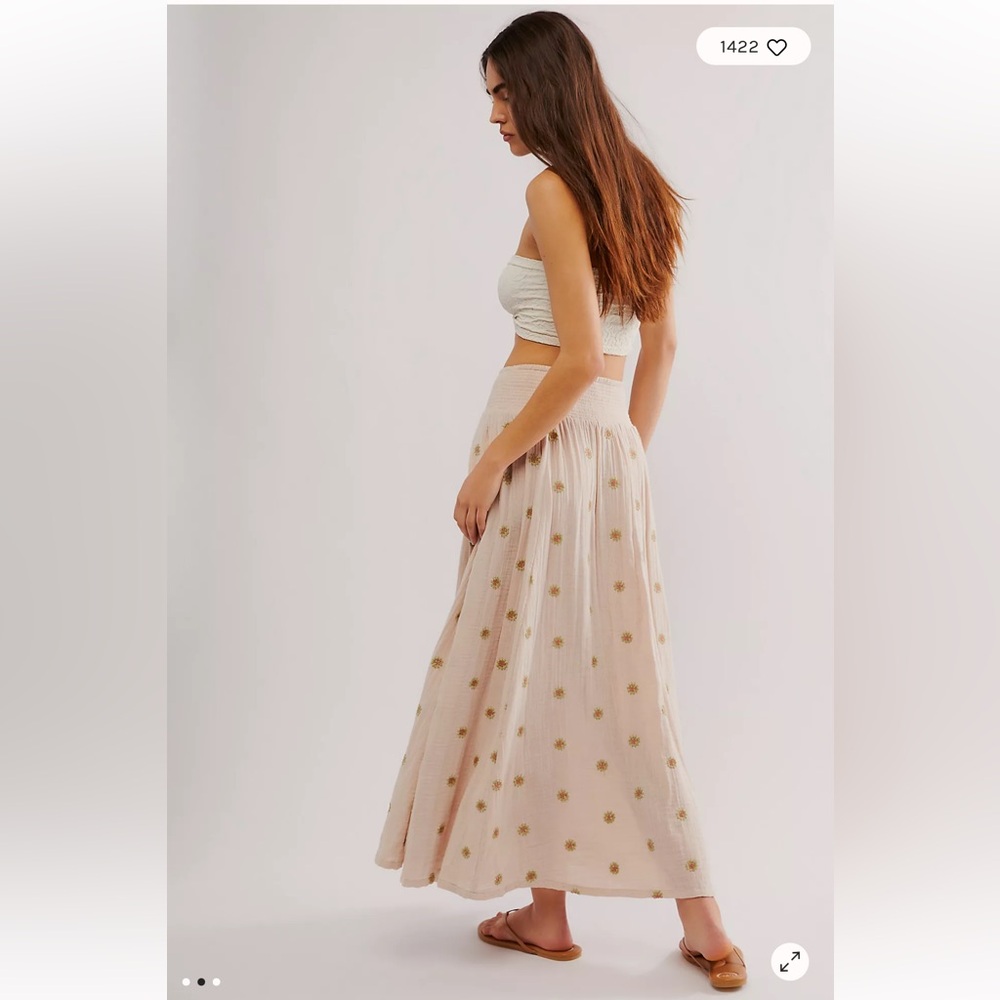 Free People Real Love Maxi Skirt - Picture 2 of 16
